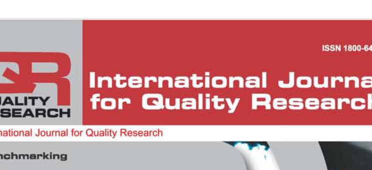 Okładka Journal of Quality Research
